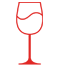 Icono copa de vino